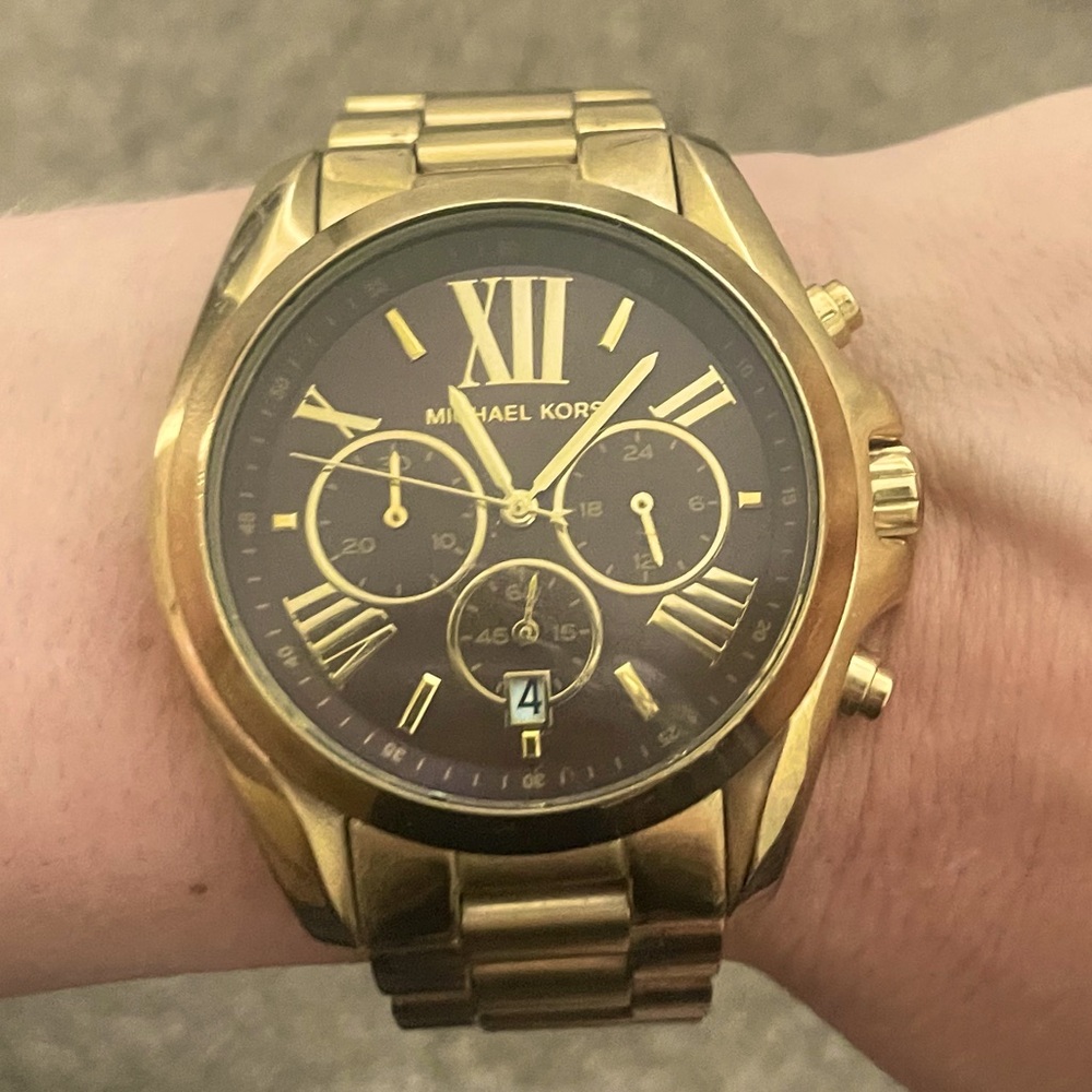 MICHAEL KORS
Oversized Bradshaw Gold-Tone Watch